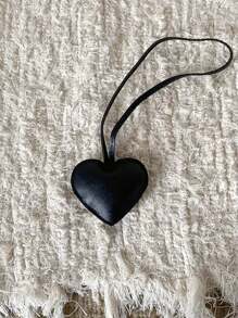 Creative Leather Heart Hand Rope Bag Pendant Exquisite PU Love Pendant Clothing Accessories Small Gifts Gifts For Her Gifts For Women