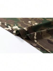 Summer New Camo Print Loose Casual Versatile Short Sleeve T-Shirt For Men