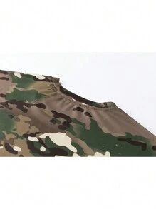 Summer New Camo Print Loose Casual Versatile Short Sleeve T-Shirt For Men