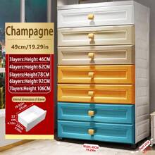 5/4/3/2/1 Layer Closet Organization And Storage Storage Organizer Closet Organizer Shoe Rack Makeup Organizer Clothes Organizer Storage Cabinet Dresser For Bedroom Drawer - 49 European - View 22