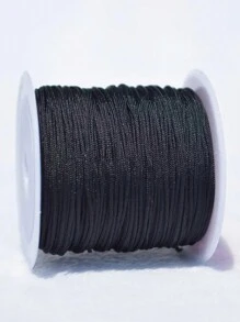 0.8mm Solid Color Acrylic Beading String, Suitable For DIY Bracelets And Necklaces - Non-Elastic Jewelry Making Supplies, 72 Yards