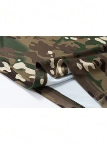 Summer New Camo Print Loose Casual Versatile Short Sleeve T-Shirt For Men