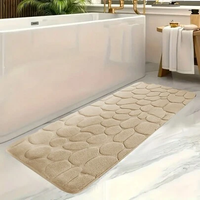 1pc Bathroom Kitchen Everyday Non-Slip Water-Resistant Small Floor Mat, Soft Absorbent Large Area Rug Carpet For Hallway Home Bathroom Decor Outdoor Rug Door Mat Fall Decor Bathroom Accessories Back To School Entryway Decor