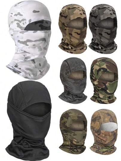 巴拉克拉法帽滑雪面罩全脸罩男女速干透气全脸面罩滑雪户外运动防晒男女骑行