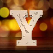 1pc. Customized Name, Customized Children's Letter Night Light, 11-Inch Creative Light-Emitting A-Z Letter Light, Large Letter Mark Letter Sign LED Mark Digital Light Sign, Suitable For Home Night Lights, Bars, Christmas Lights, Birthday Lights