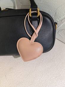 Creative Leather Heart Hand Rope Bag Pendant Exquisite PU Love Pendant Clothing Accessories Small Gifts Gifts For Her Gifts For Women