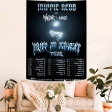 1 件 Rapper T-Trippie Cool R-Redd 印花大壁挂毯 廉价嬉皮士壁挂波西米亚壁挂毯曼陀罗家居装饰