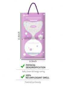 1/4/10pcs Hanging Dehumidifier Bag, Calcium Chloride Particles Lock Water, Green&Energy-Saving, Fresh&, Dehumidification Is Visible Bedroom, Organizer, Home Storage