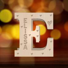 1pc. Customized Name, Customized Children's Letter Night Light, 11-Inch Creative Light-Emitting A-Z Letter Light, Large Letter Mark Letter Sign LED Mark Digital Light Sign, Suitable For Home Night Lights, Bars, Christmas Lights, Birthday Lights