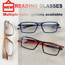 TR90 Flexible Frame Reading Glasses With Metal Hinges, Clear Vision Sports-Style Unisex Bifocal Glasses - White - View 5