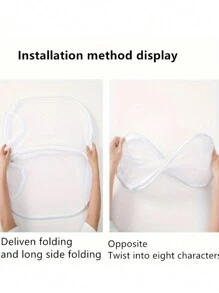 网状大容量脏衣篮，可折叠衣物收纳篮，家庭洗衣篮的完美多功能收纳袋，洗衣篮浴室收纳篮，篮子，收纳篮，可折叠洗衣篮 - 彩色 - 查看 6