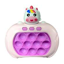 1Pc Generation4 Quick Push Game Console 999 Levels 4 Modes Pop Fidget Toys - Handheld Fast Push Bubble With Instant Sound Feedback, ,Sensory Electronic Whack-A-Mole Game Machine For Anxiety Stress For Teens,Adults,Birthday Gifts