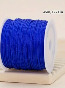 0.8mm Solid Color Acrylic Beading String, Suitable For DIY Bracelets And Necklaces - Non-Elastic Jewelry Making Supplies, 72 Yards