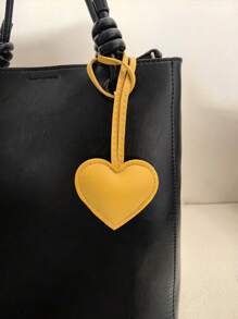 Creative Leather Heart Hand Rope Bag Pendant Exquisite PU Love Pendant Clothing Accessories Small Gifts Gifts For Her Gifts For Women