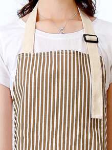 1 pieza Delantal de lino delgado, delantal de limpieza doméstica transpirable, delantal de cocina, restaurante para mujeres, hombres, chef, barbacoa, manualidades, al aire libre, delantal de cocina transpirable y ligero para el verano