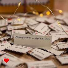 Spring Mini Love Letter Envelope Gift Box Set - Romantic Paper Envelope Gifts For Weddings, Graduations, Valentine's Day, Special Occasions - No Power Needed, No Feathers, Heartfelt Keepsake Notes, Handwritten DIY - Multicolor - View 5