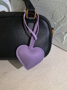 Creative Leather Heart Hand Rope Bag Pendant Exquisite PU Love Pendant Clothing Accessories Small Gifts Gifts For Her Gifts For Women