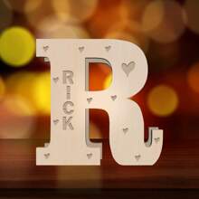 1pc. Customized Name, Customized Children's Letter Night Light, 11-Inch Creative Light-Emitting A-Z Letter Light, Large Letter Mark Letter Sign LED Mark Digital Light Sign, Suitable For Home Night Lights, Bars, Christmas Lights, Birthday Lights