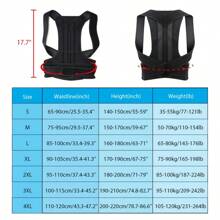 Back Brace Posture Corrector Belt For Women & Men Back Lumbar Support, Adjustable Shoulder Posture Support For Improve Scoliosis