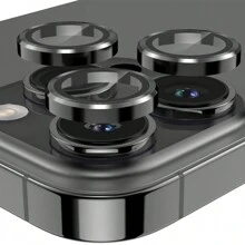 CSDZ 1Pack Black Hawk Eye Tempered Glass Lens Protector, Compatible With IPhone 11/12/13/14/15/16/16 Plus/16 Pro/16 Pro Max Series - Black - View 1