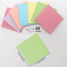 4 piezas de notas adhesivas creativas totalmente negras, blocs de notas reutilizables para estudiantes, suministros de oficina, recordatorios para planificadores