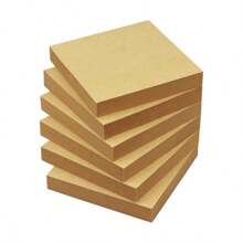 4 piezas de notas adhesivas creativas totalmente negras, blocs de notas reutilizables para estudiantes, suministros de oficina, recordatorios para planificadores