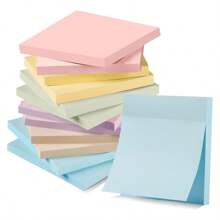 4 piezas de notas adhesivas creativas totalmente negras, blocs de notas reutilizables para estudiantes, suministros de oficina, recordatorios para planificadores