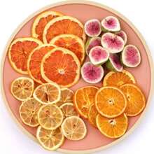 1 Pack Of 5pcs/10pcs Assorted Dried Lemon, Grapefruit, Orange, Fig Slices, Decorative Fruit Pieces For Handmade Crafts, Aromatherapy, Candle Making, Soap Decorations, Home Decor, Suitable For All Occasions And Festivals