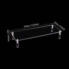 1pc Acrylic Display Stand, 2-5 Tiers Ladder Style Display Shelf, Home Decor Organizer Display Stand For Jewelry, Cosmetics, Fragrance