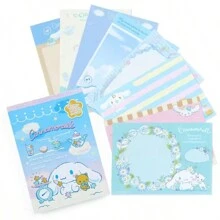 1 pièce Livre de mémos avec stickers Kuromi de Sanrio, livre de messages étudiant créatif et mignon, cahier de mémos décoratif pour la maison, 104 mémos par livre, cadeau pour la Saint-Valentin, anniversaire, remise de diplôme, stickers personnalisés