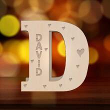 1pc. Customized Name, Customized Children's Letter Night Light, 11-Inch Creative Light-Emitting A-Z Letter Light, Large Letter Mark Letter Sign LED Mark Digital Light Sign, Suitable For Home Night Lights, Bars, Christmas Lights, Birthday Lights