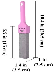 4pcs Pumice Toilet Cleaning Brushes, Cleaning Set, Super Powerful Stain Removal, Eliminates Limescale, Rust And More, Random Colors - View 5