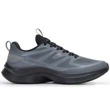 XTEP Men's Casual Sports Shoes, Fashion Comfortable Lightweight Outdoor Fitness Sneakers, Smoke Gray/Charcoal Gray