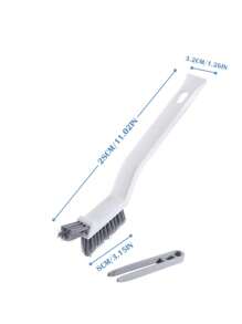 1件装浴室清洁刷缝隙刷二合一小夹毛窗户清洁刷厨房多功能缝隙刷清洁工具清洁用品 - 彩色 - 查看 5