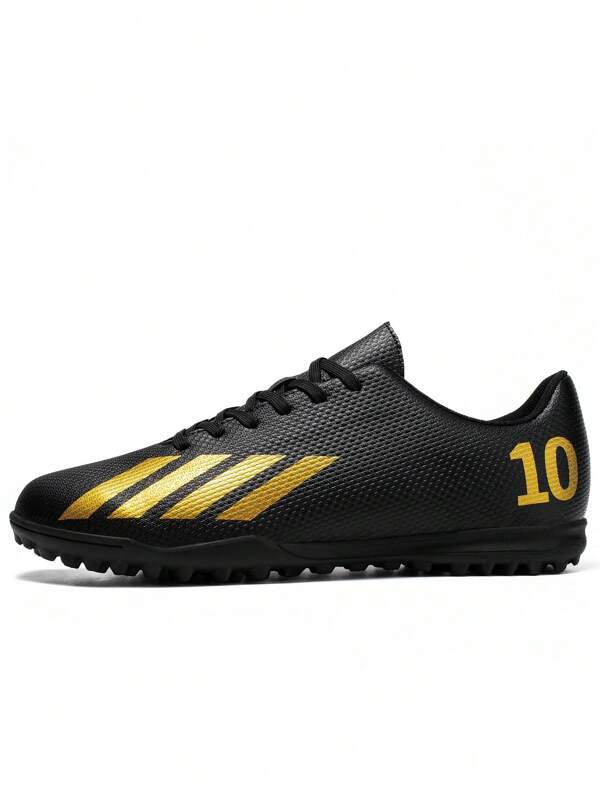 Zapatos de fútbol para hombres, zapatos de fútbol profesionales de taco bajo para césped, transpirables, antideslizantes y resistentes al desgaste, zapatos de entrenamiento de fútbol profesionales para exterior/interior, tacos TF
