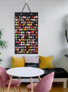 HALF    INSOLE Shoe Accessory Storage Box, 180-Hole Hanging Shoe Accessory Rack, Portable Shoe Accessory, Wall-Mounted Shoe Accessory Display Rack, For Shoe Accessories (Excluding Wooden Clogs)