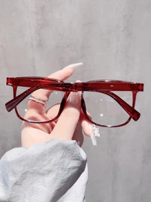 4 sztuki/zestaw Modne okulary do codziennego noszenia w dużych oprawkach, Casual Beach Resort