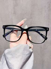 4 sztuki/zestaw Modne okulary do codziennego noszenia w dużych oprawkach, Casual Beach Resort