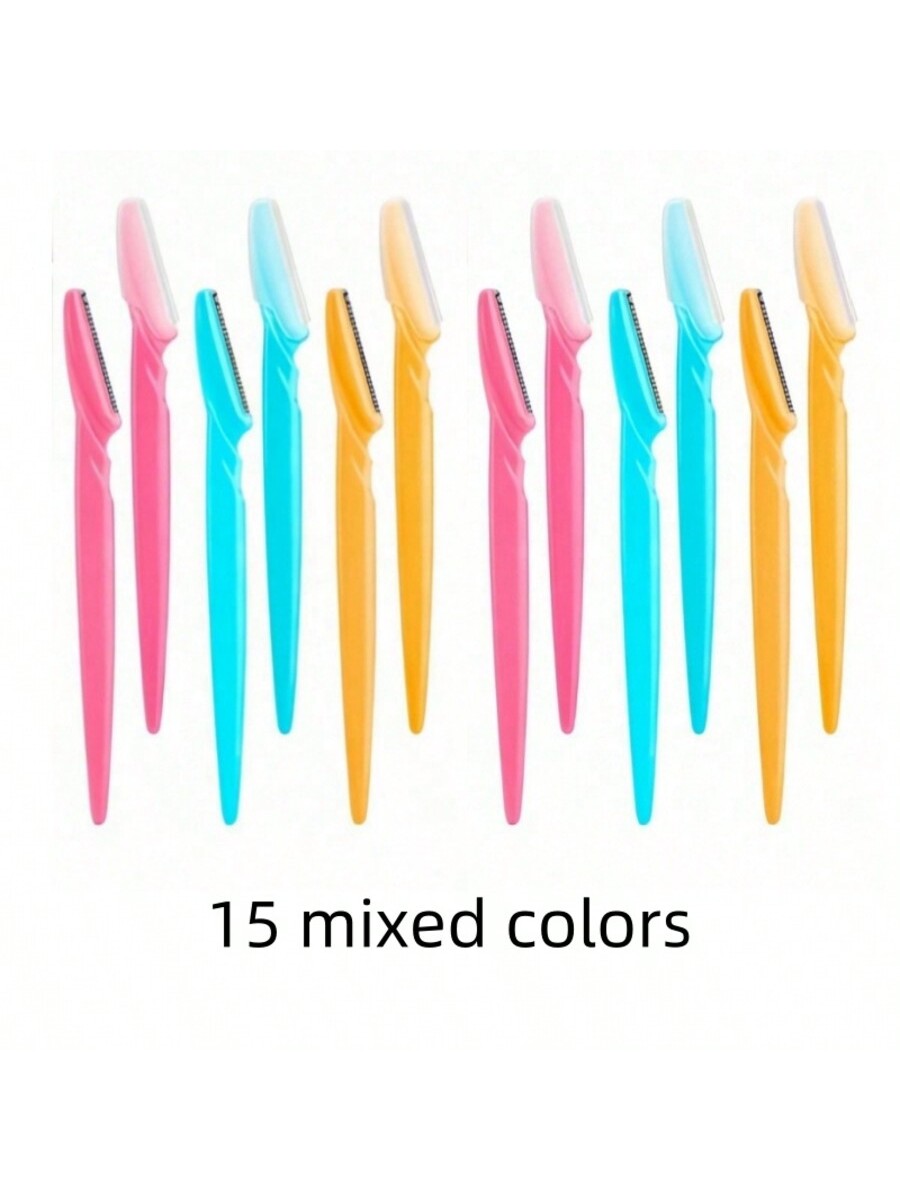 طقم 30 قطعة مقصات حواجب من الفولاذ المقاوم للصدأ م...