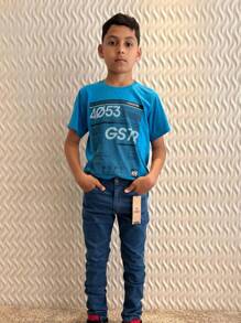 ROBLOX JEANS PANTS YOUTH JEANS INTERNAL ADJUSTMENT ON THE HIGHEST - Medium Wash - View 1