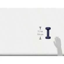 Yes4All Juego de Mancuernas de Mano Recubiertas de Neopreno de 2 Piezas Múltiples Opciones de Peso 15 Colores Antideslizantes Hexagonales - 18 libras - Ver 4