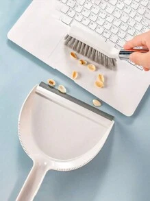 1 套/桌面扫帚、刷子、簸箕套装、家用塑料软毛迷你扫地刷、适用于儿童、厨房、浴室、家居、家居用品、清洁用具、家庭清洁用品、房间装饰、适用于厨房、餐厅、派对、聚会、家居礼品