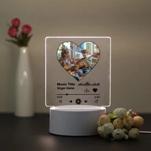 1 szt., personalizowane zdjęcia, personalizowane, spersonalizowane, czterokształtne światła muzyczne, personalizowane zdjęcia, dziel się ulubionymi wspomnieniami i najcenniejszymi chwilami, sztuka ścienna, prezenty dla nauczycieli, dzieci, kochanków, dziewczyn