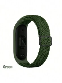 1 件尼龙表带适用于小米手环系列 Mi10/9/8/7/6/5/4/3，柔软编织尼龙透气单人运动替换表带适用于小米手环 7/6/5/4/3 健身追踪器手表替换带手表配件 - Mi 3/4/5/6/7 - 查看 13