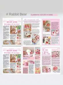 1 Mini Sweet Magazine Style Poster Wall Sticker, Wall Decoration Background Paper, English Retro Wallpaper, Random Pattern 15 * 11cm/5.90 * 4.33 Inches Gifts Birthday Graduation Room Decor Home Decor Bathroom Decor Bedroom Decor Room Decoration Stuff Living Room Decor House Decor Home Decor Living Room Wall Art Wall Paper Stickers Personalised Stickers