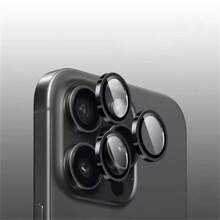 CSDZ 1Pack Black Hawk Eye Tempered Glass Lens Protector, Compatible With IPhone 11/12/13/14/15/16/16 Plus/16 Pro/16 Pro Max Series - Black - View 5