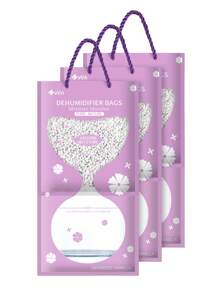 1/4/10pcs Hanging Dehumidifier Bag, Calcium Chloride Particles Lock Water, Green&Energy-Saving, Fresh&, Dehumidification Is Visible Bedroom, Organizer, Home Storage