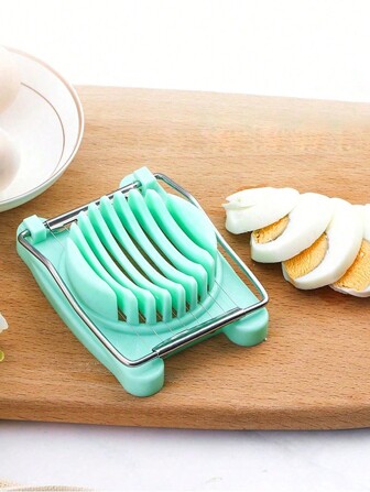 1pc Egg Slicer, Egg Cutter For Hard Boiled Eggs, Stainless Steel Wire Egg Slicer Dicer, Strawberry Slicer