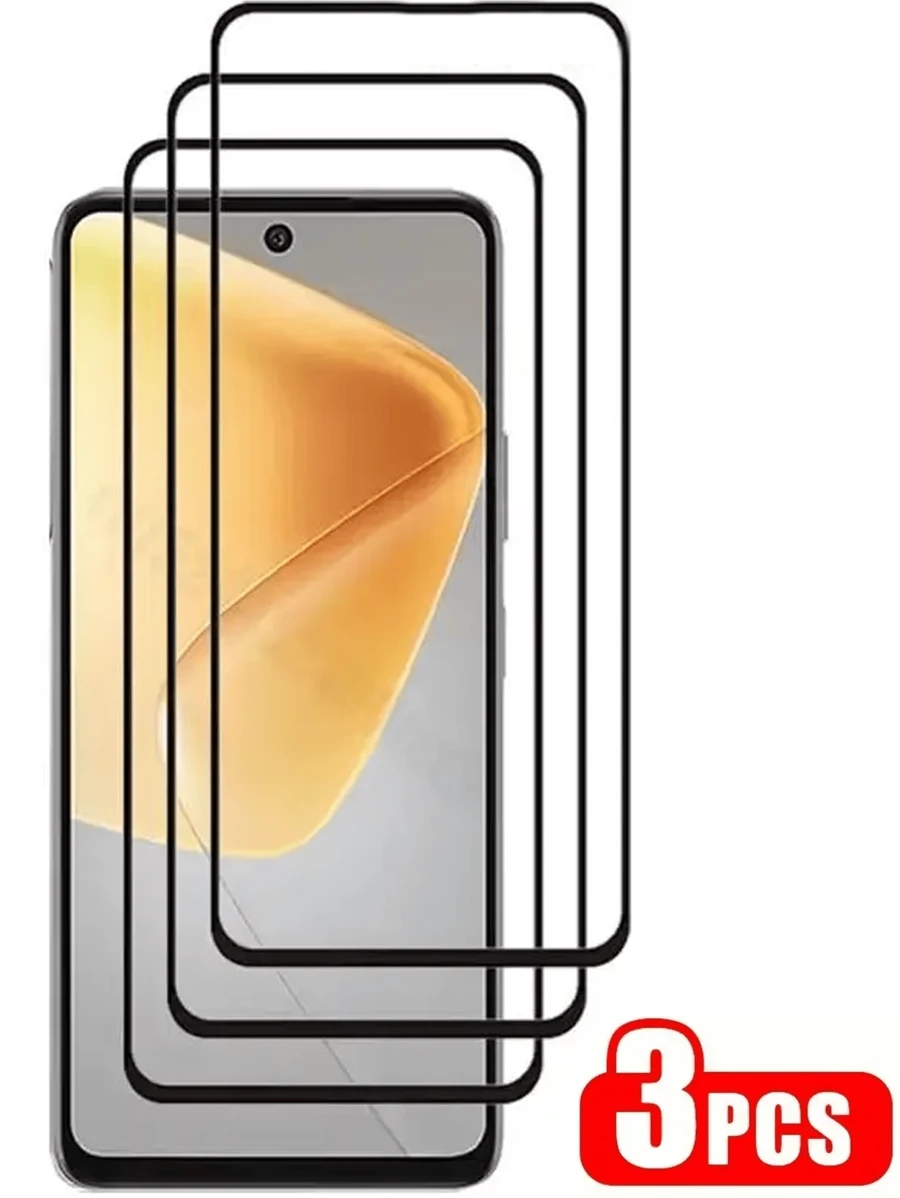 3 Packs, HD, Anti-Scratch, Explosion-Proof Infinix / Mobile Phone Screen Protector, Full Coverage, Easy To Install, HD Clear, Bubble-Free, Anti-Scratch, Shatterproof Tempered Glass Screen Protector, Ultra-High Definition. Suitable For Birthday/Easter/Christmas/Family/Friends/Boys/Girlfriend Gifts Waterproof Shockproof Anti-Fall Anti-Fall Anti-Fingerprint - Clear - View 1