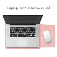 1Pc Witam Napa Advanced Texture Leather Laptop Sleeve Compatible With MacBook Pro/ Air/IPad/Surface/Laptop Case+1Pc Digital Storage Bag